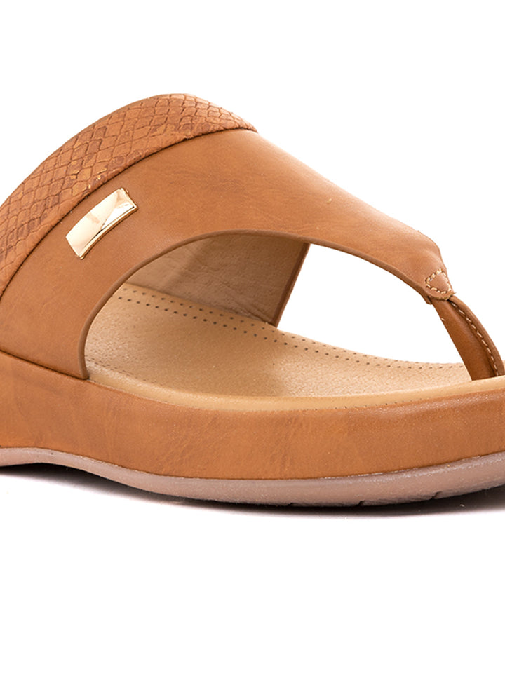 Khadim Softouch Wedge Heel Slip On Sandal for Women