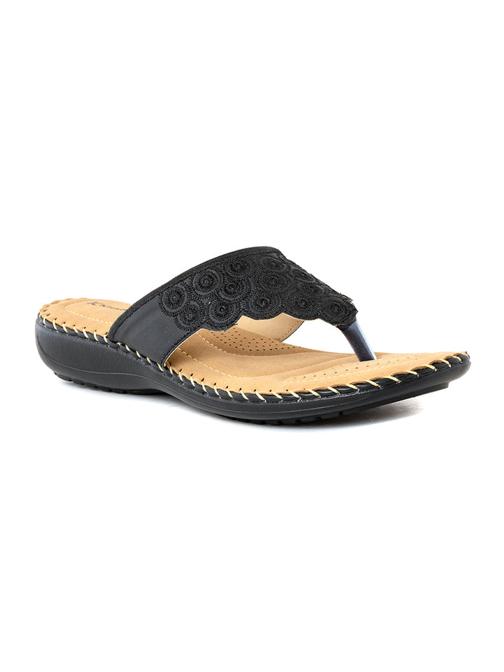 Khadim Wedge Heel Slip On Sandal for Women