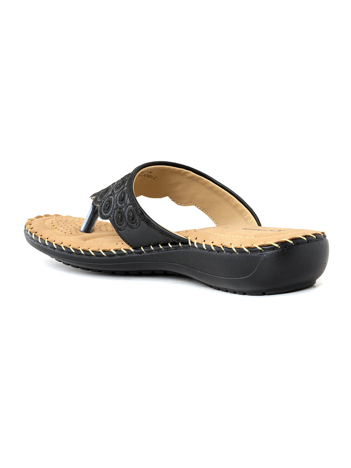 Khadim Wedge Heel Slip On Sandal for Women