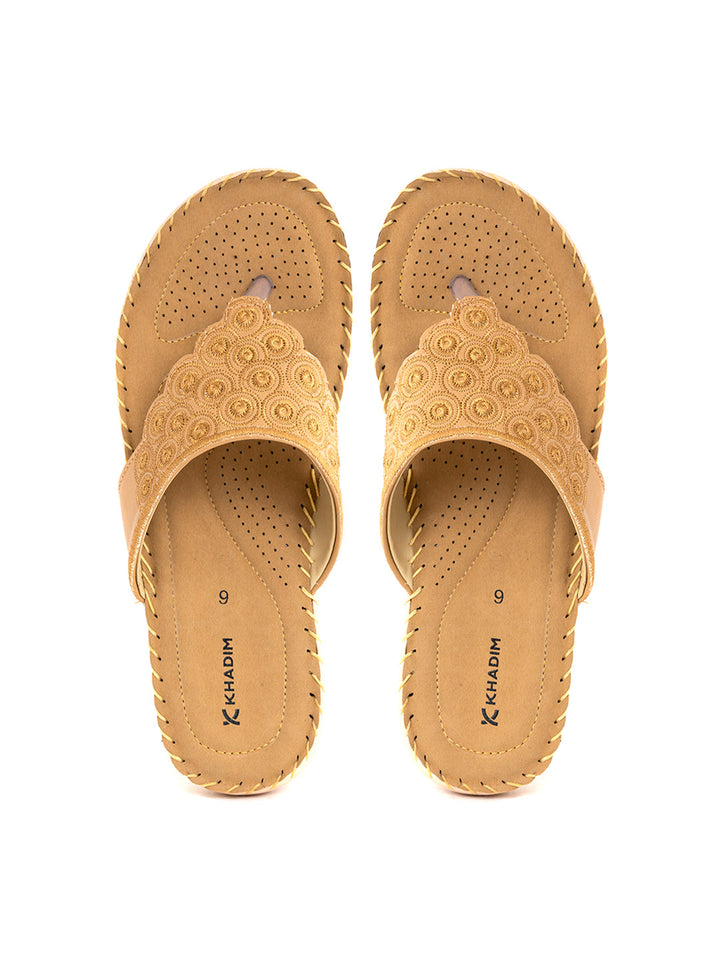 Khadim Wedge Heel Slip On Sandal for Women