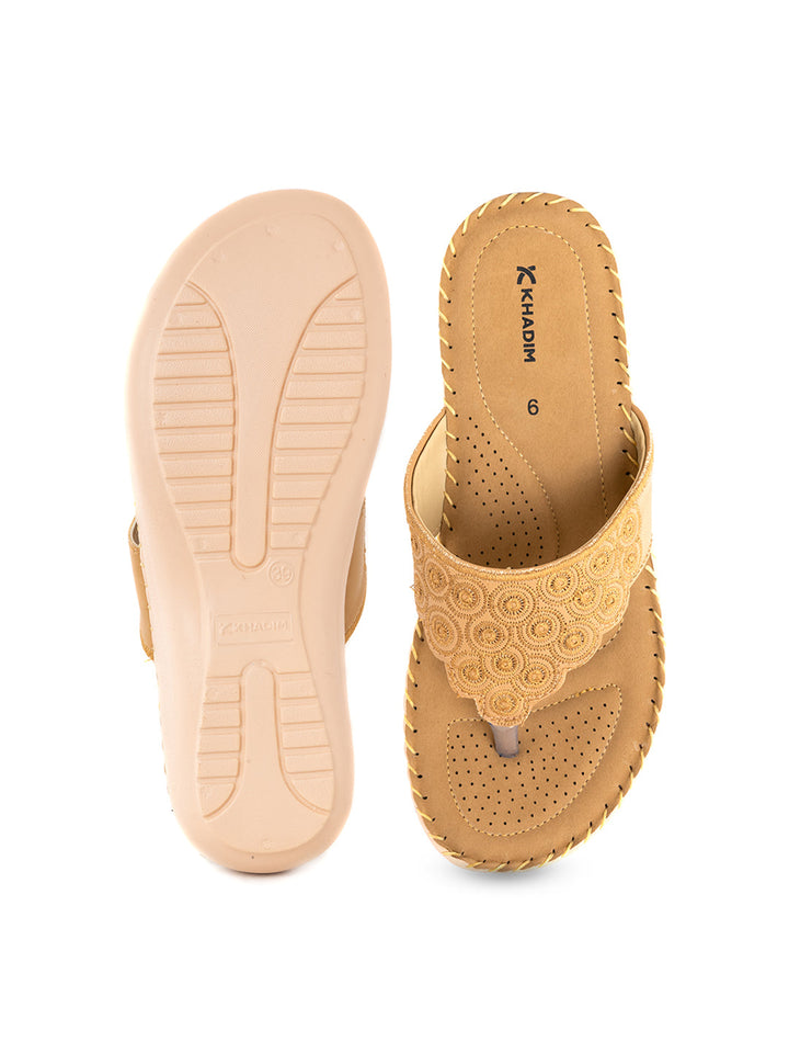 Khadim Wedge Heel Slip On Sandal for Women
