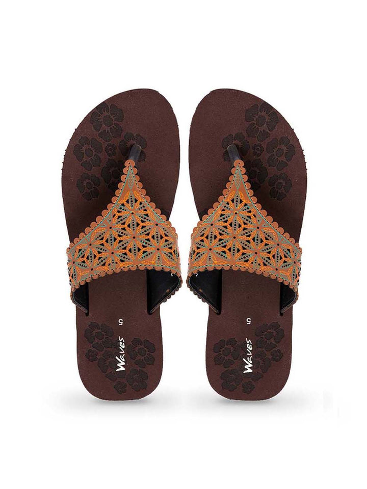 Khadim Waves Casual Flip Flops for Women
