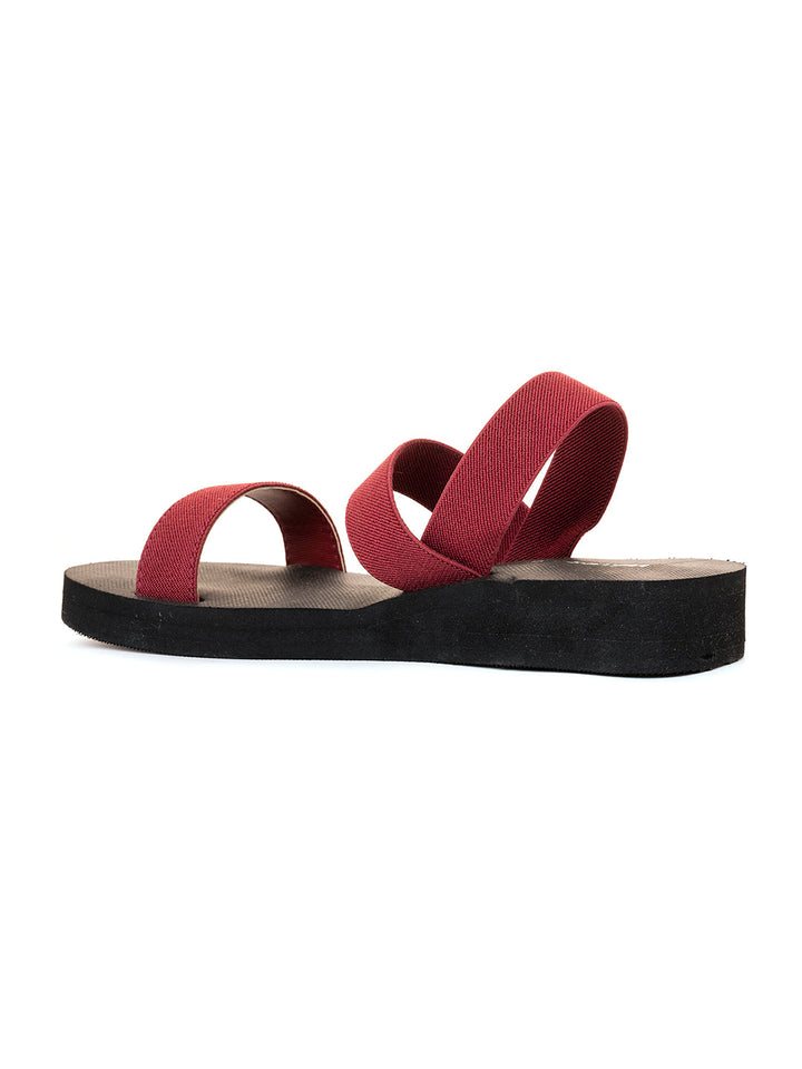 Khadim Waves Platform Heel Slingback Sandal for Women