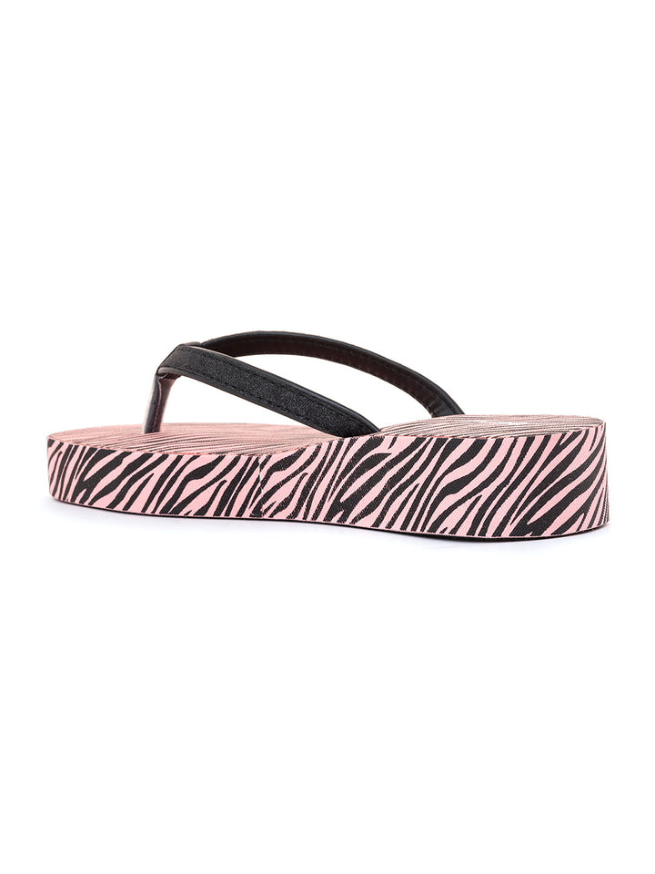 Khadim Waves Platform Heel Casual Slippers for Women