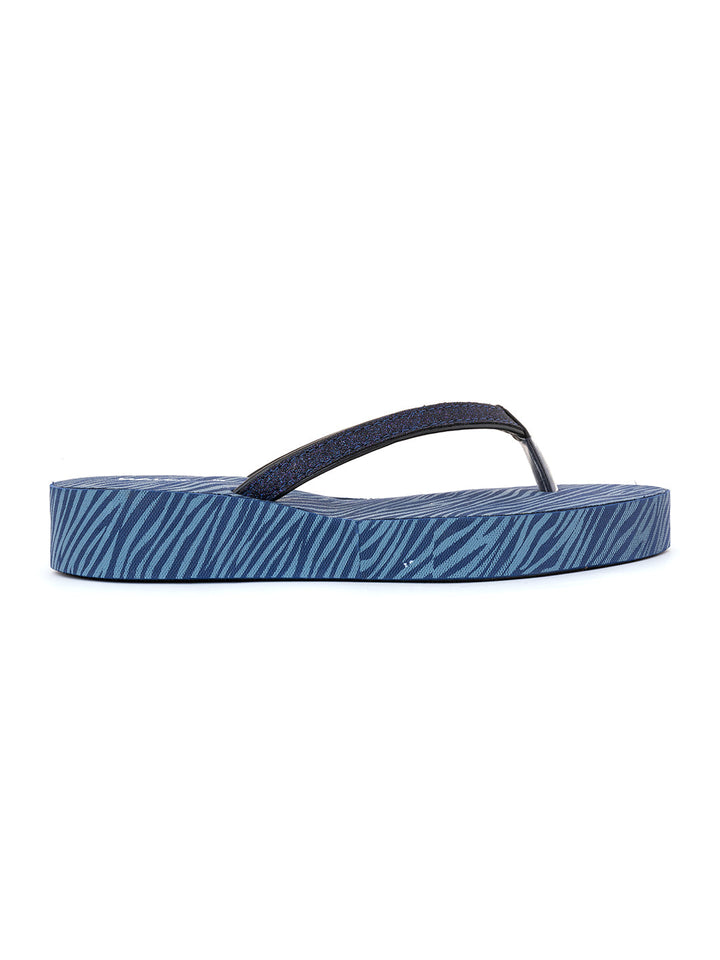 Khadim Waves Platform Heel Casual Slippers for Women