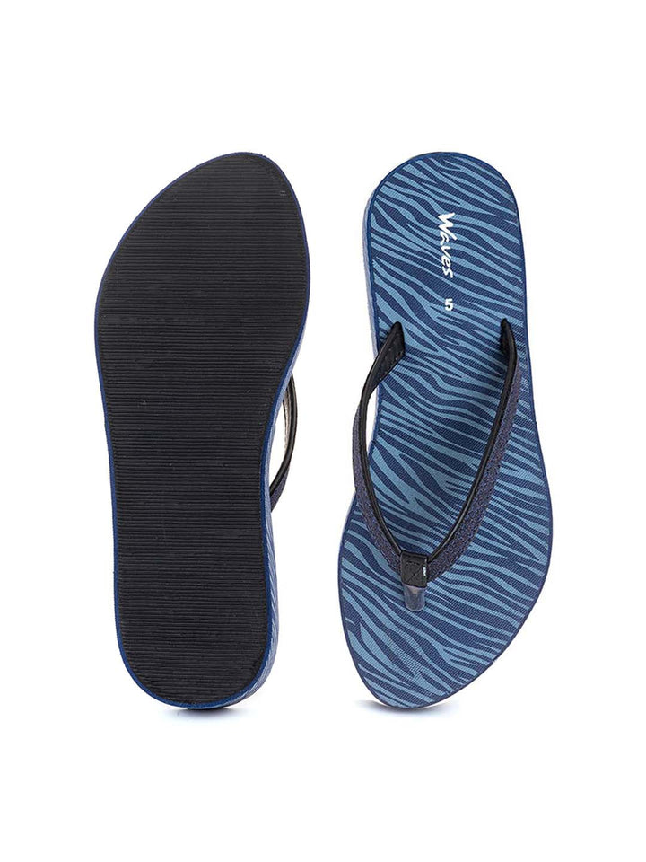 Khadim Waves Platform Heel Casual Slippers for Women