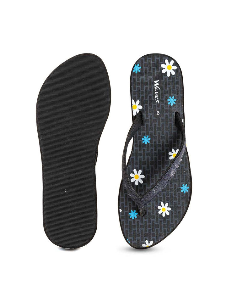 Khadim Waves Platform Heel Casual Slippers for Women