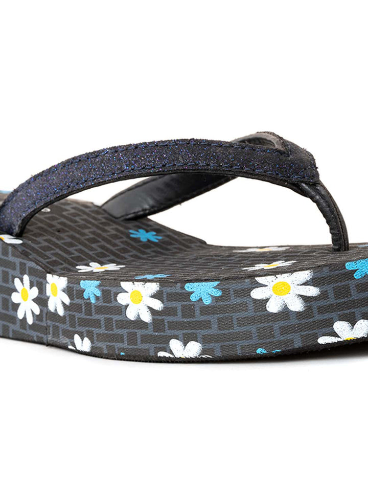 Khadim Waves Platform Heel Casual Slippers for Women
