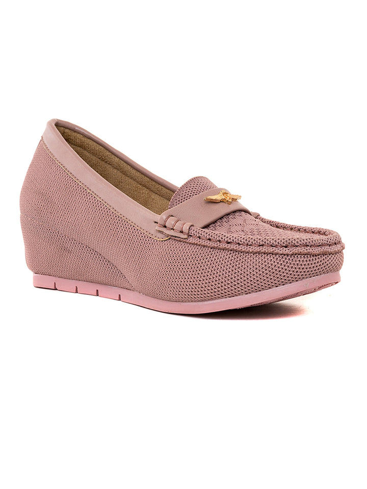 Khadim Sharon Wedge Heel Loafers Casual Shoe for Women