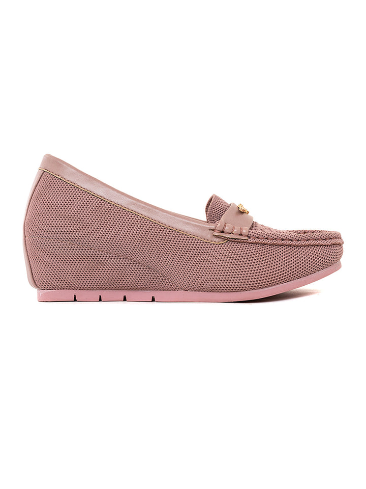 Khadim Sharon Wedge Heel Loafers Casual Shoe for Women