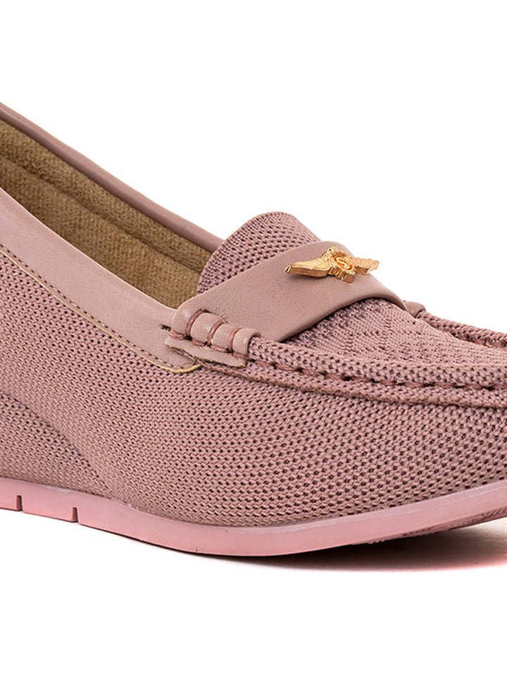 Khadim Sharon Wedge Heel Loafers Casual Shoe for Women