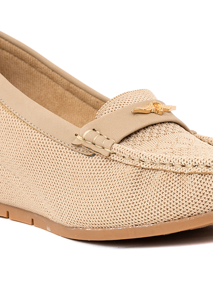 Khadim Sharon Wedge Heel Loafers Casual Shoe for Women