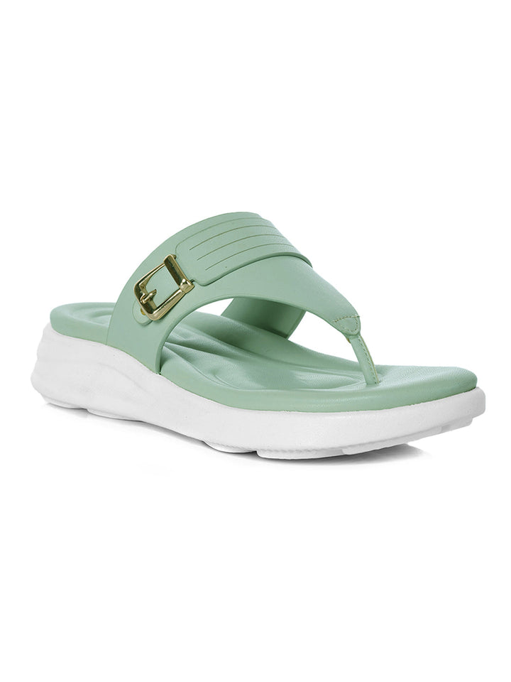 KHADIM Softouch Flat Platforms Slip On Sandal for Women