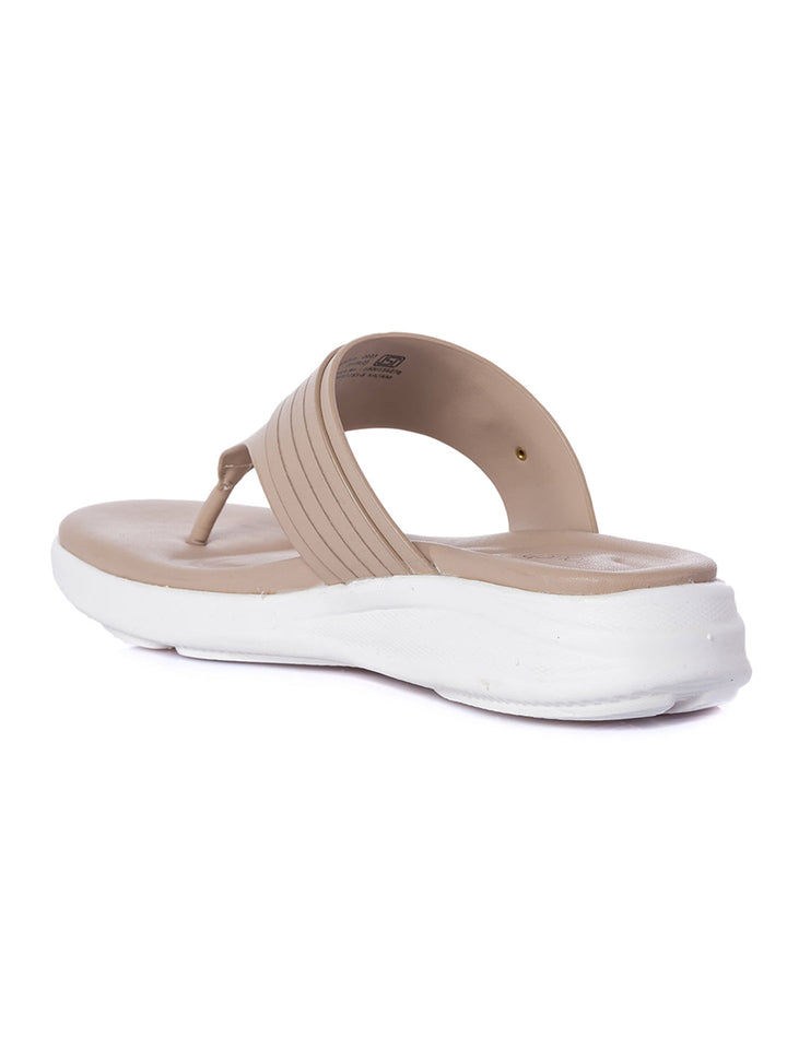 KHADIM Softouch Flat Platforms Slip On Sandal for Women