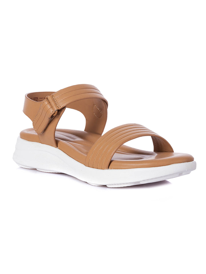 KHADIM Softouch Flat Platforms Slingback Sandal for Women