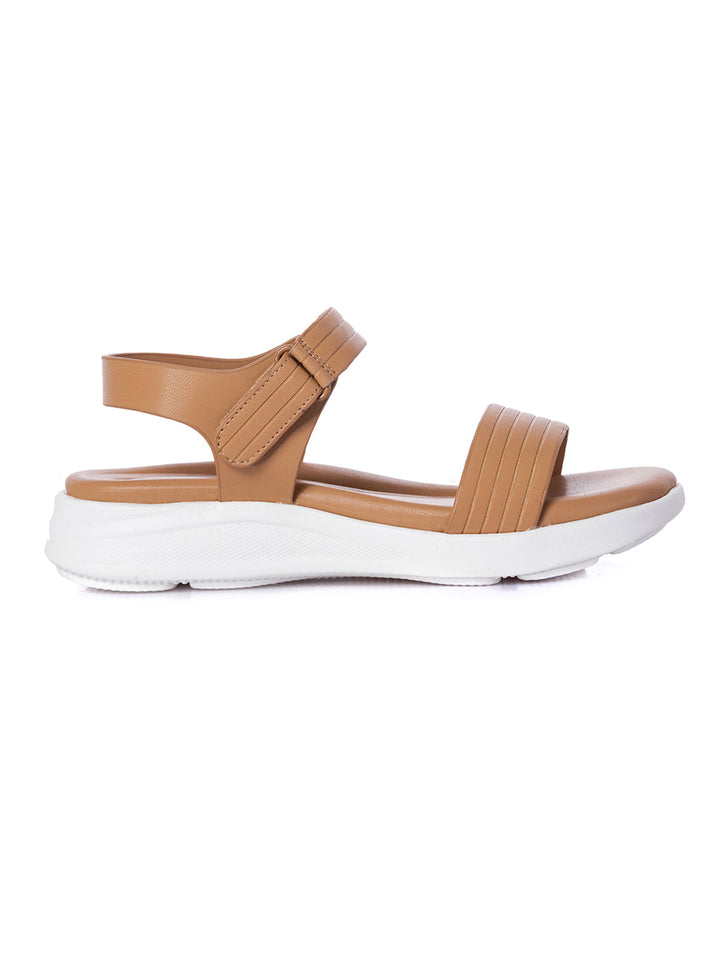 KHADIM Softouch Flat Platforms Slingback Sandal for Women