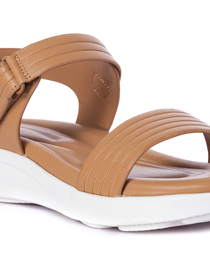 KHADIM Softouch Flat Platforms Slingback Sandal for Women