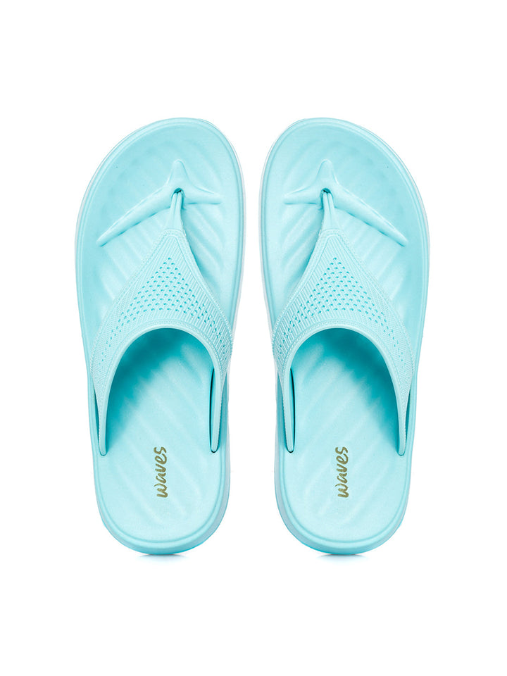 KHADIM Waves Washable Flip Flops for Women