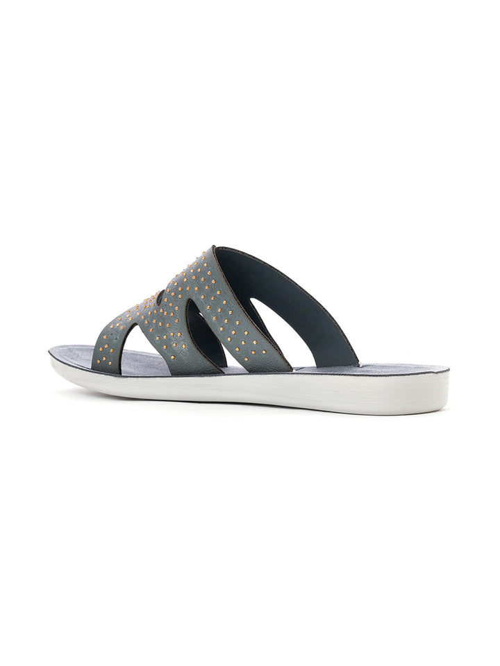 Khadim Flat Mule Slide Sandal for Women