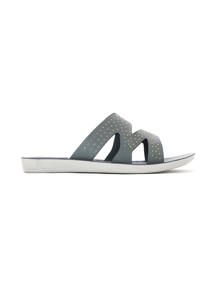 Khadim Flat Mule Slide Sandal for Women