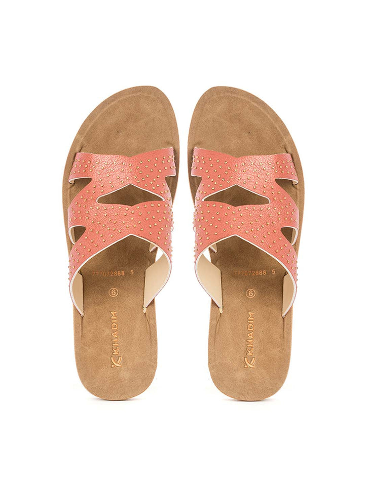 Khadim Flat Mule Slide Sandal for Women