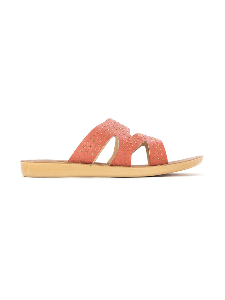 Khadim Flat Mule Slide Sandal for Women