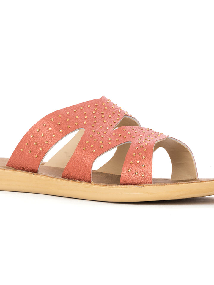 Khadim Flat Mule Slide Sandal for Women