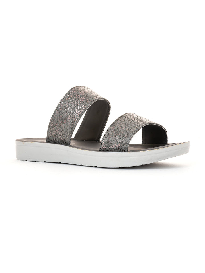 Khadim Flat Mule Slip On Sandal for Women