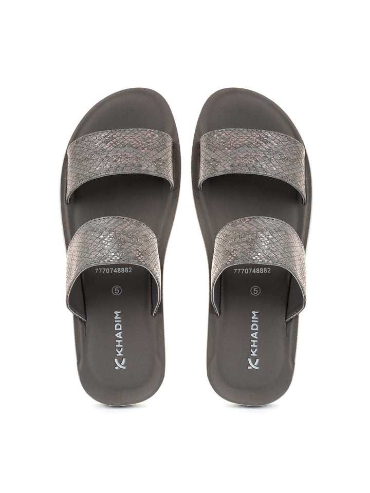 Khadim Flat Mule Slip On Sandal for Women