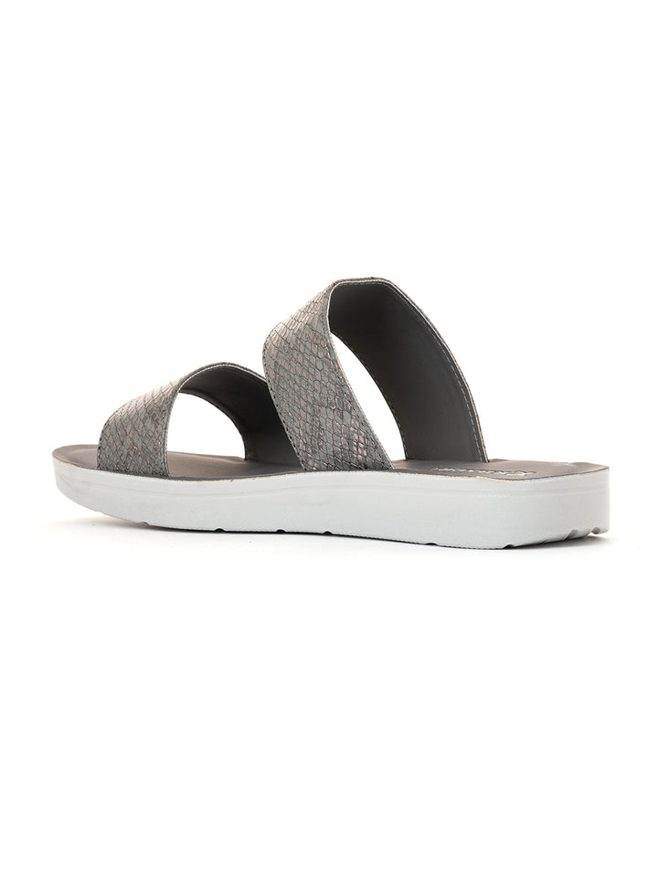 Khadim Flat Mule Slip On Sandal for Women