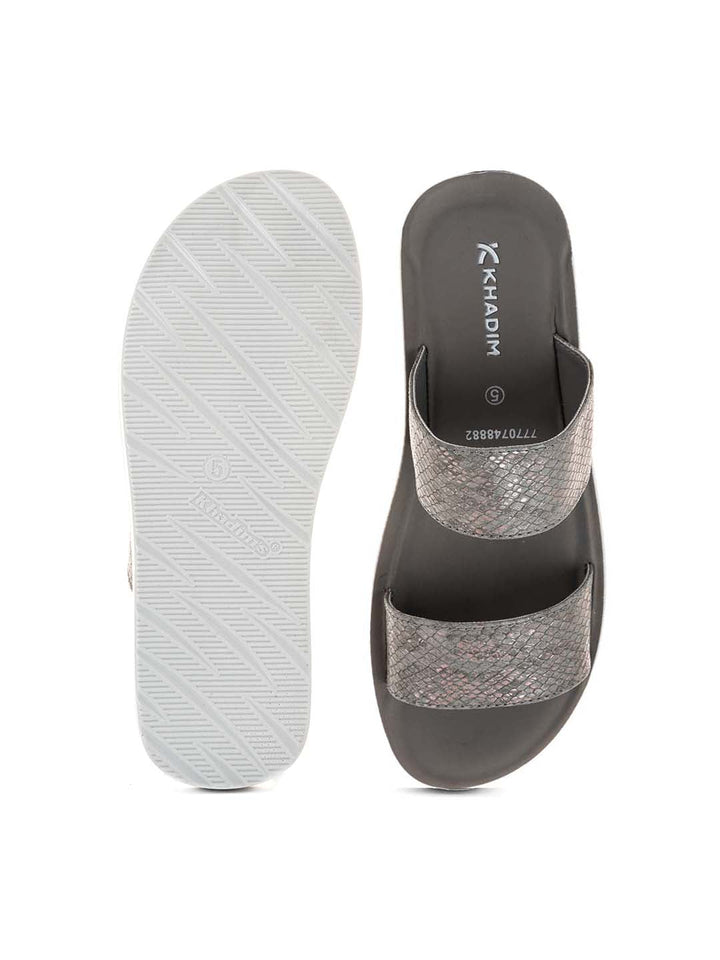 Khadim Flat Mule Slip On Sandal for Women