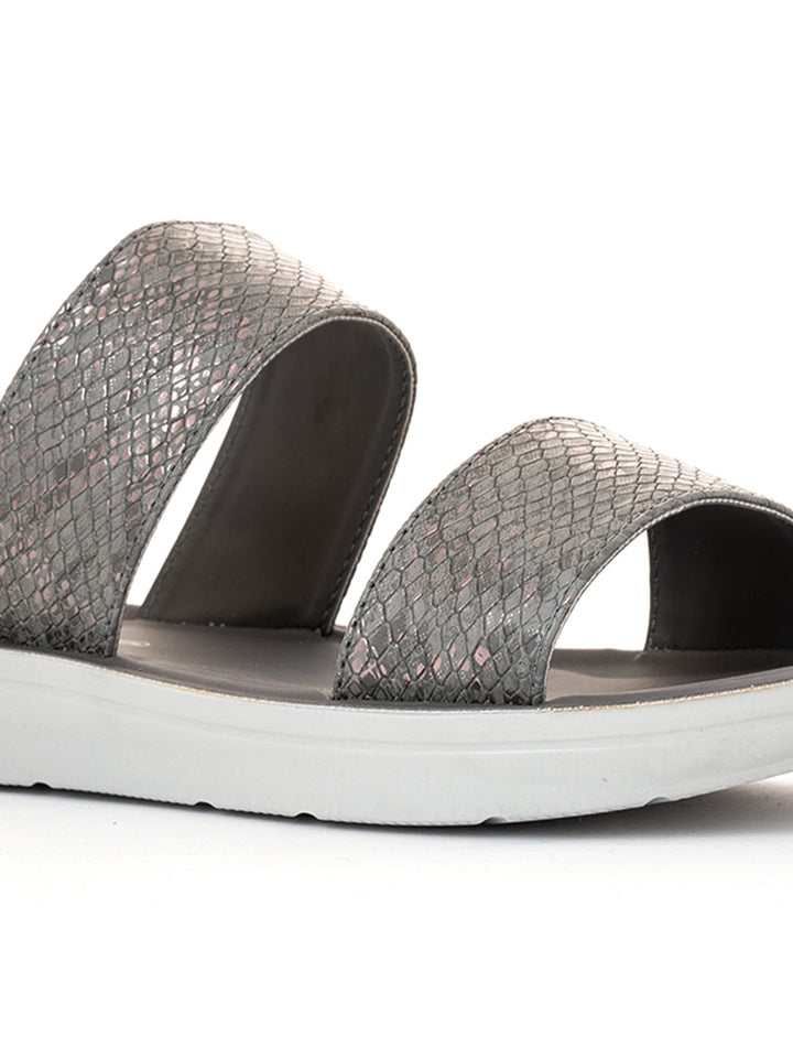 Khadim Flat Mule Slip On Sandal for Women