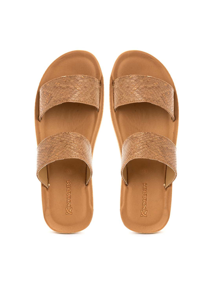 Khadim Flat Mule Slip On Sandal for Women