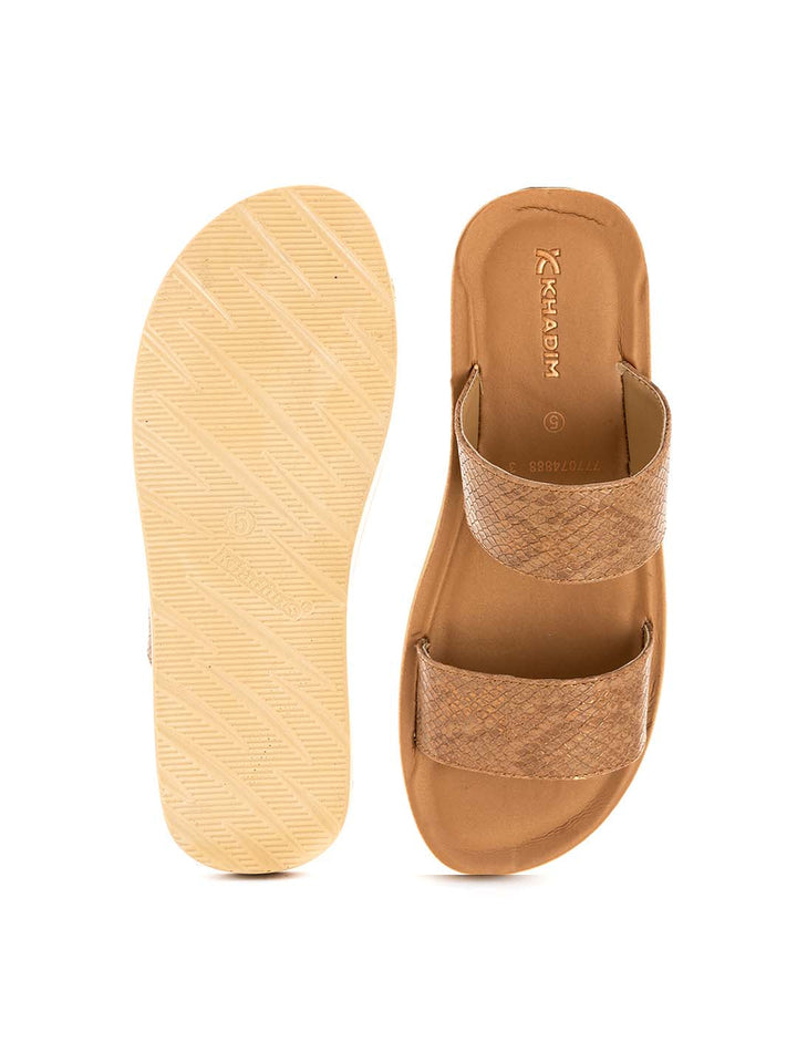 Khadim Flat Mule Slip On Sandal for Women