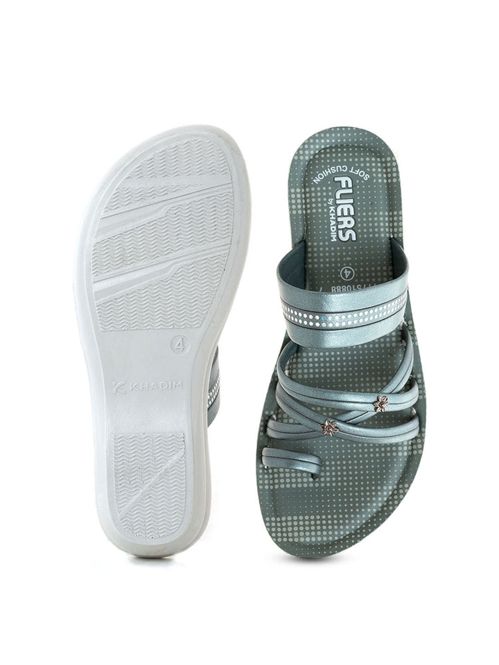 Khadim Fliers Wedge Heel Slip On Sandal for Women