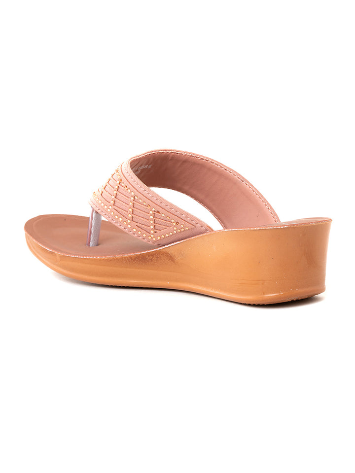 Khadim Wedge Heel Slip On Sandal for Women