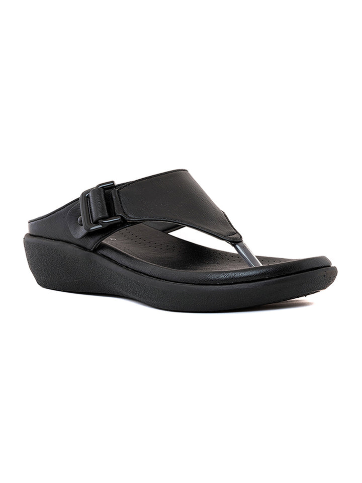 Khadim Softouch Platform Heel Slip On Sandal for Women