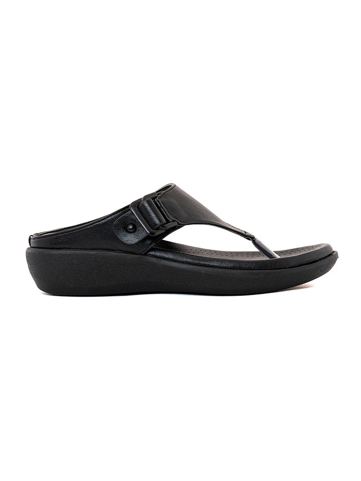 Khadim Softouch Platform Heel Slip On Sandal for Women