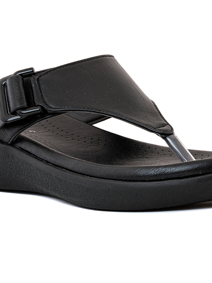 Khadim Softouch Platform Heel Slip On Sandal for Women