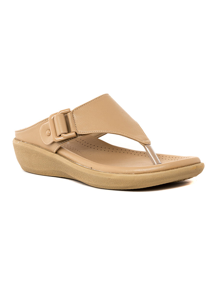 Khadim Softouch Platform Heel Slip On Sandal for Women