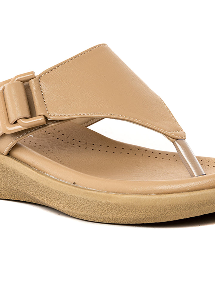 Khadim Softouch Platform Heel Slip On Sandal for Women