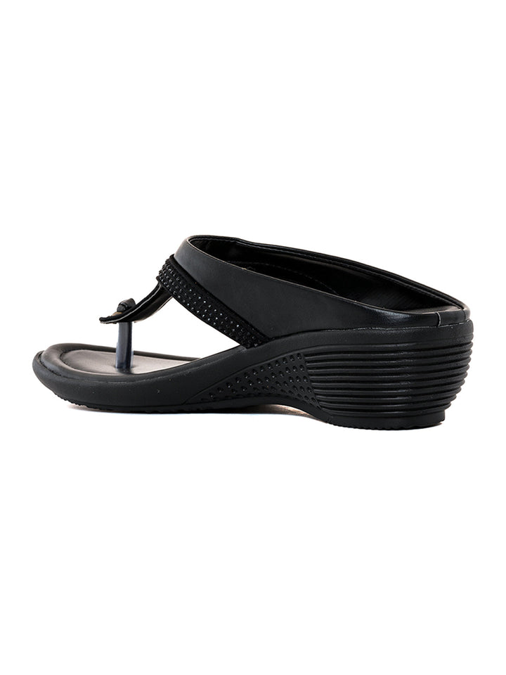 Khadim Wedge Heel Slip On Sandal for Women
