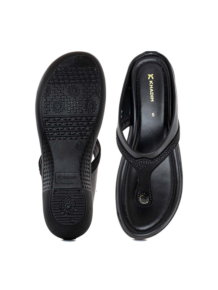 Khadim Wedge Heel Slip On Sandal for Women