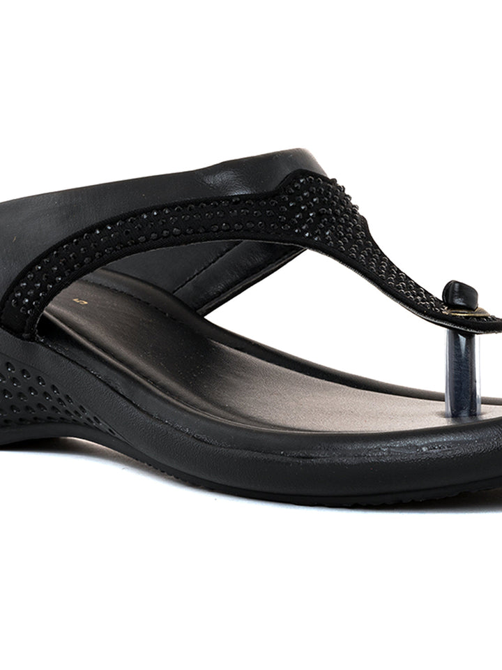 Khadim Wedge Heel Slip On Sandal for Women
