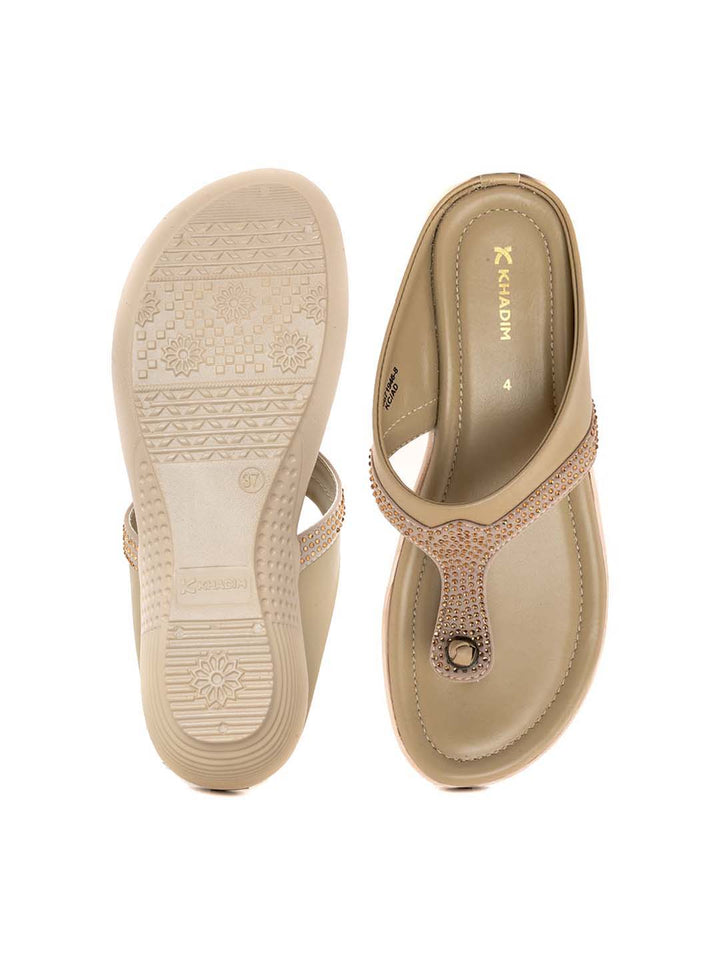Khadim Wedge Heel Slip On Sandal for Women