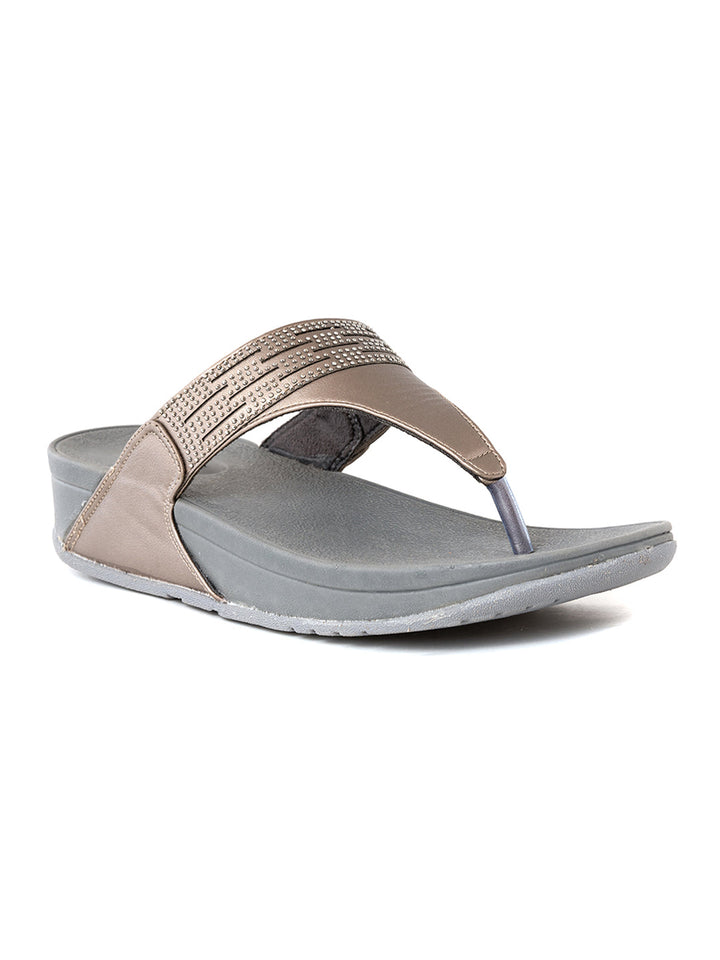 Khadim Sharon Platform Heel Slip On Sandal for Women
