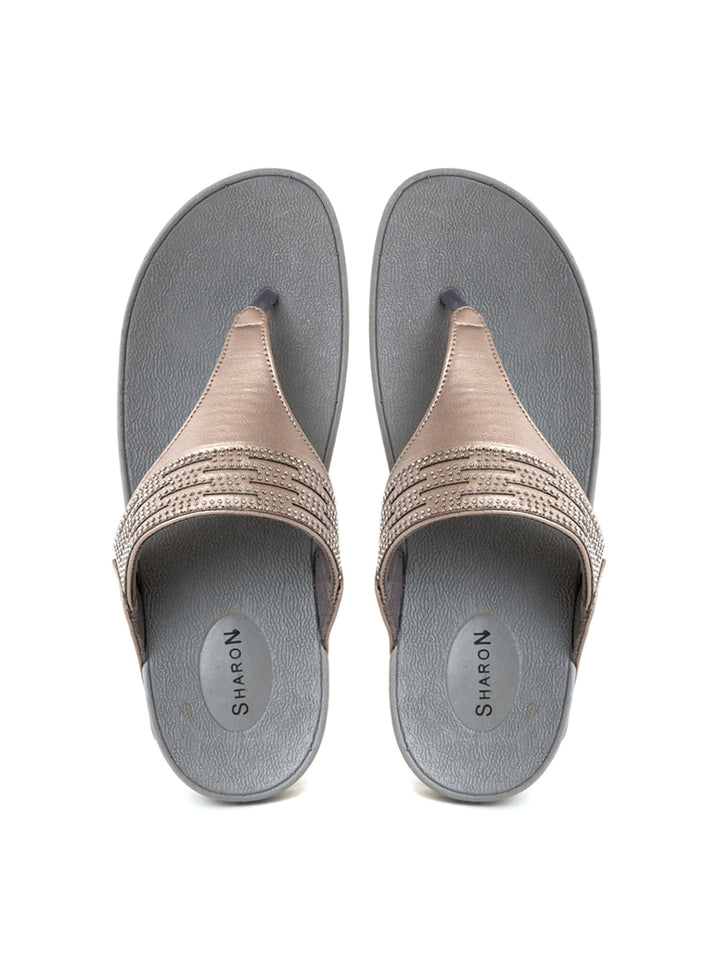 Khadim Sharon Platform Heel Slip On Sandal for Women