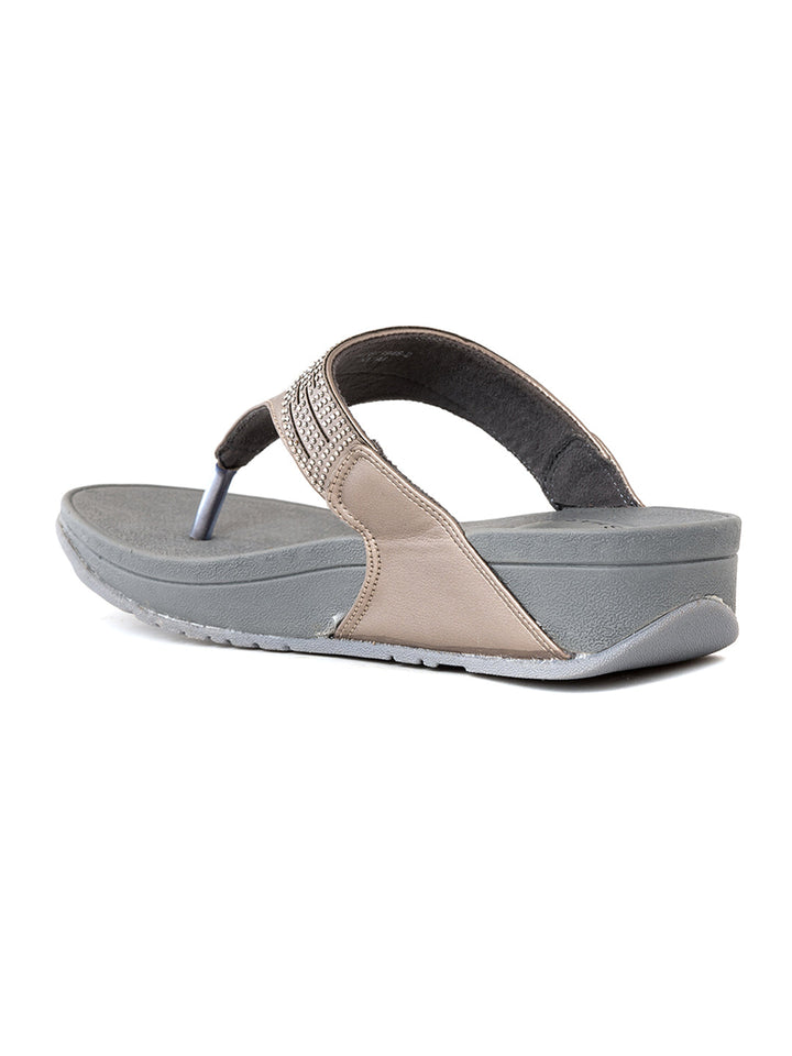 Khadim Sharon Platform Heel Slip On Sandal for Women