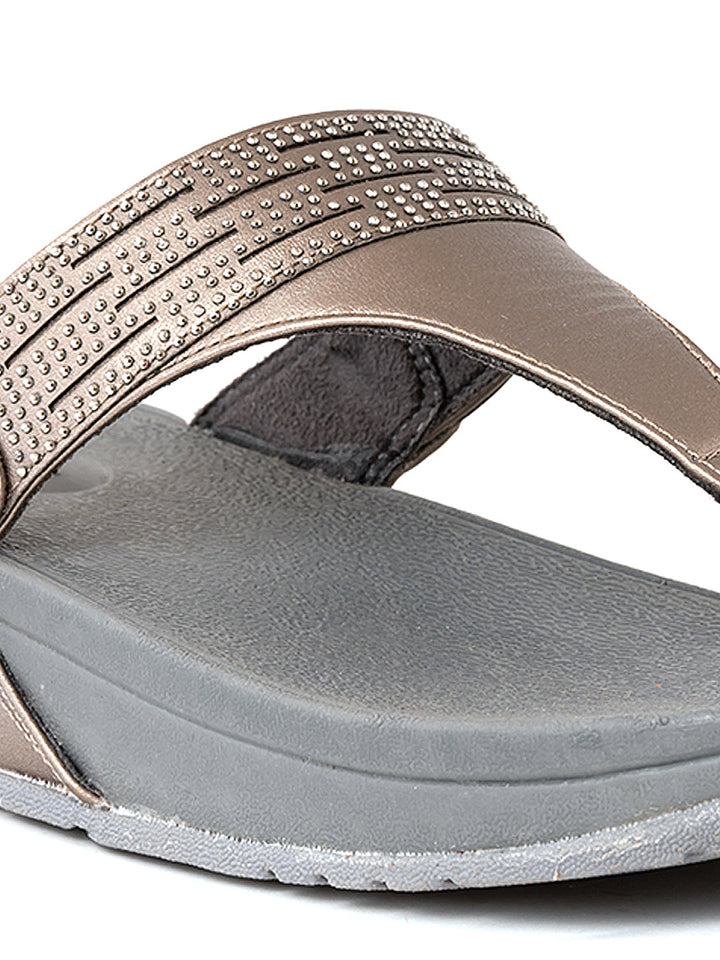 Khadim Sharon Platform Heel Slip On Sandal for Women