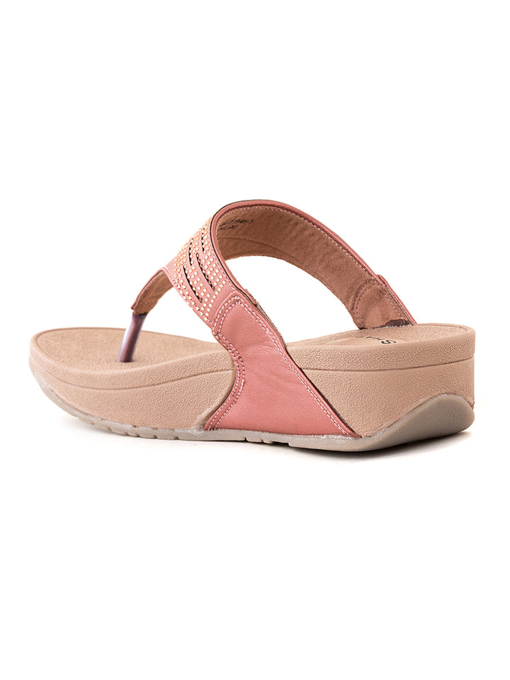 Khadim Sharon Platform Heel Slip On Sandal for Women